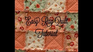 Easy Rag Quilt Tutorial [upl. by Akirre]