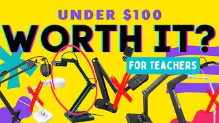 I bought 7 good cheap document cameras to find the best for teachers [upl. by Ilat828]