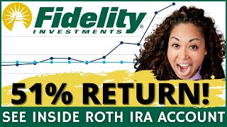 Fidelity ROTH IRA Tutorial  How Im Getting a 51 Return on Investment [upl. by Maggio421]