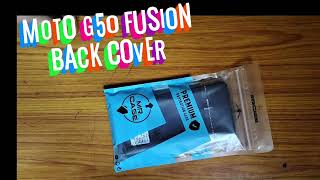 Moto g50 fusion Back cover and screen protector [upl. by Anaugal]