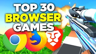 TOP 30 FREE Browser Games 2021  2022  NO DOWNLOAD io Games [upl. by Varden]