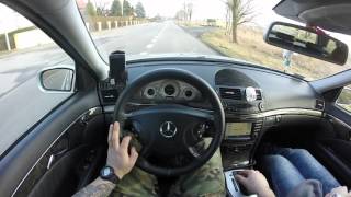 Mercedes E320 CDI POV [upl. by Einahpetse731]