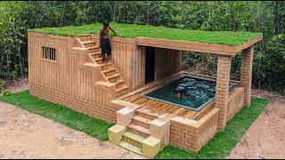 Building Jungle Villa and Swimming Pool With Décor Private Living Room [upl. by Tatianna]