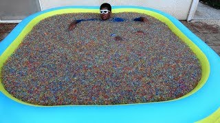 Playing in 8 Million Orbeez Giant Pool [upl. by Saffier]