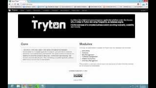 Instalación de Tryton ERP [upl. by Sudbury323]