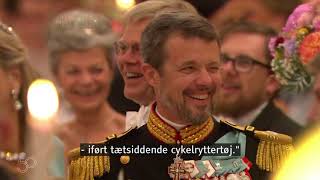 HKH Kronprinsesse Marys tale til Frederiks 50 års fødselsdag [upl. by Gorges]