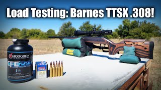 Testing Barnes TTSX Handloads in the CZ600 Range 308 [upl. by Ahar649]