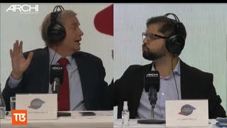 quotRelájatequot La fuerte pelea entre Kast y Boric en Debate ARCHI [upl. by Waers]