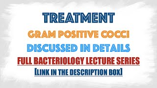 Treatment of all Gram positive cocci [upl. by Arnuad]