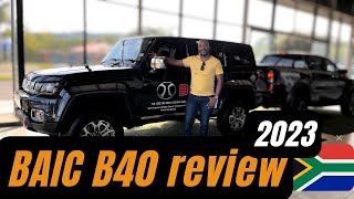 Baic B40 Plus review 2023 South Africa  mobile Photography 4k [upl. by Levy250]