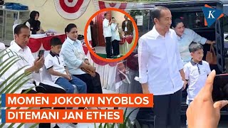 Momen Jokowi dan Iriana Nyoblos Ditemani Jan Ethes [upl. by Niknar]