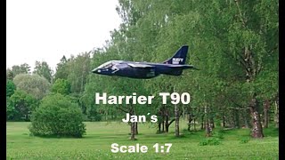 RC Harrier Jump Jet EDF version Scale 17 Teaser Video [upl. by Eizdnil716]