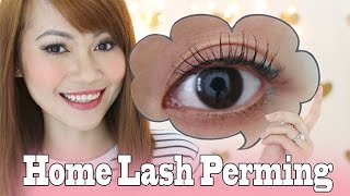 Permanently Curled Lashes At Home [upl. by Adnale625]