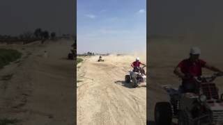 Yamaha yfz 450 vs banshee [upl. by Lalo506]