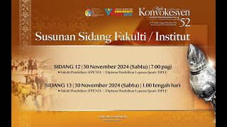 MAJLIS KONVOKESYEN UKM KE 52  SIDANG 13 [upl. by Jonati]