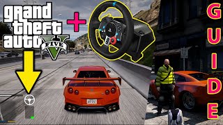 How to setup Steering Wheel on GTA 5  Manual Transmission 5  2021 [upl. by Ranit]