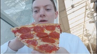 Sbarro New York Style Pepperoni Pizza  Food Review [upl. by Anem]