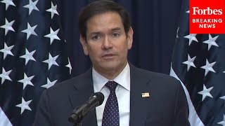 Secretary of State Marco Rubio Addresses Staff At US Embassy In Panama City Panama [upl. by Stefa]