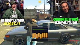 CJ E CONNOR FAZENDO MISSÃO NO GTA [upl. by Ring361]