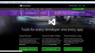 Download and Install Microsoft Visual Studio 2015  Community 2015  Free  NET [upl. by Hyland]