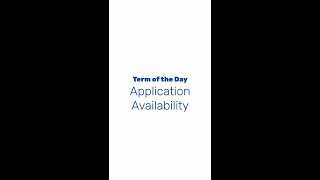 What is Application Availability [upl. by Levy]