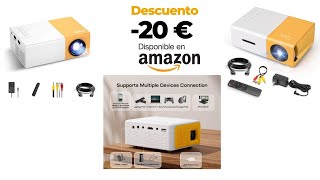 Mini Proyector Portátil  Soporta Full HD 1080P Yoton Y3 Proyector Compatible con Móviles  Amazon [upl. by Nananne114]