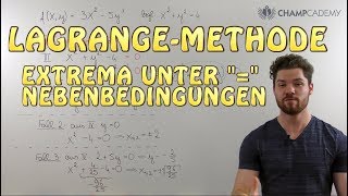 LagrangeMethode Einfach Erklärt  Beispiel [upl. by Hennessy]