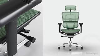 How to adjust the Ergohuman Elite office chair  © Comfort Seating UK [upl. by Onirefez610]