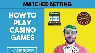 How To Play Casino Games  Slots Blackjack and Roulette [upl. by Laehcor]