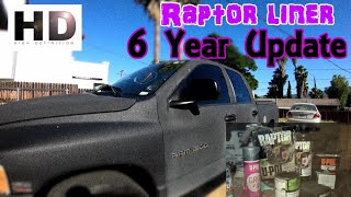 Raptorliner Raptorlinerupdate Tintablebedliner Raptor Liner 6 Year Update [upl. by Gillan]