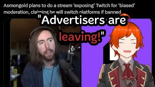 Adpocalypse INCOMING  Reacting to quotRegarding The Asmongold Situationquot [upl. by Aizahs]