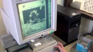 Canon 300II Microfilm Scanner Tutorial [upl. by Syxela]