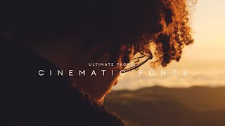 60 FREE Cinematic Fonts for Video Best on the Internet [upl. by Eseret201]