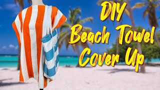 DIY Beach Towel Cover up  The Sewing Room Channel [upl. by Otho]