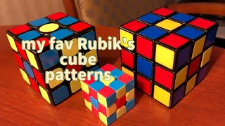 My fav Rubiks cube patterns [upl. by Eletnahs]