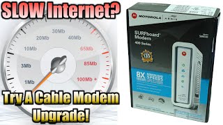 SLOW Internet Speeds Upgrade Your Modem ARRIS SB6141 Unboxing amp Setup [upl. by Euqinor98]