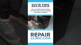 DIYR TIPS  You can often fully remove the oven door for any needed cleaning or repairs [upl. by Brout858]