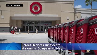 Target Announces Juneteenth Will Be An Annual Company Holiday [upl. by Esele]