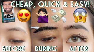 Just for Mens to Tint Eyebrows  How to and Review [upl. by Philips481]