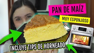 PAN DE MAÍZ 🌽 AirFryer  Do It Laura [upl. by Leibrag958]