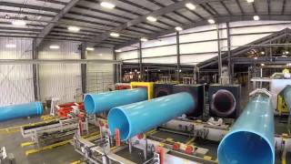 Diamond Plastics PVC Pipe Plant Tour 54quot and 60quot Line [upl. by Ayouqes]