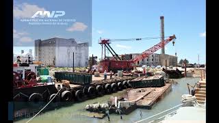 Punta Sayago Tareas de remoción y desguace de buques de la bahía de Montevideo [upl. by Nodroj249]