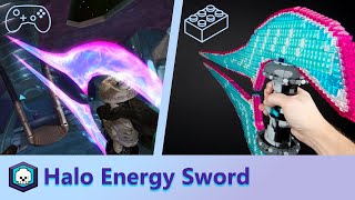 LEGO Halo 2 🔹 Life Size LEGO Energy Sword [upl. by Sprague688]