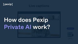 How does Pexip Private AI work [upl. by Efrem]