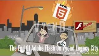 MOST POPULAR VIDEO REUPLOADED The End of Adobe Flash on Vyond Legacy City International [upl. by Suirauqram]