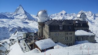 Matterhorn from Gornergrat  ZermattGornergratbahn  Matterhorn Railway March 16th 2019 [upl. by Anneg67]