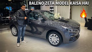 2022 Maruti Suzuki Baleno Zeta  Grandeur Grey  Walkaround [upl. by Ilellan]