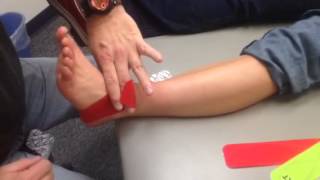 KT TAPE Lateral Ankle sprain [upl. by Younger]