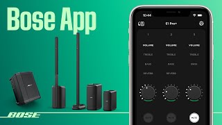 Using the Bose app with Portable PA systems [upl. by Arabel]