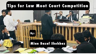 Law Moot Competition Tips by Mian Bazaf Shahbaz [upl. by Diver]